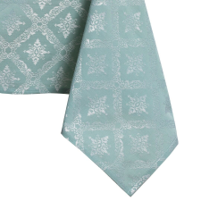  Asztalterítő Maya mentazöld nyomott klasszikus 175x280 DecoKing lakástextília