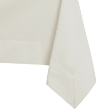 Asztalterítő Pure krémszínű sima klasszikus 160x200 DecoKing lakástextília