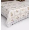  Asztalterítő Pvc Aliz Intarzia színes rózsás csipkés 122x152cm