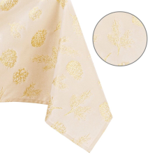  Asztalterítő sárga nyomott ünnepi 30x100 AmeliaHome lakástextília