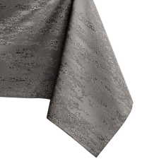 Asztalterítő Vesta barna dombornyomott modern 140x260 owal AmeliaHome lakástextília