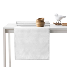  Asztalterítő Vesta fehér dombornyomott modern 115x300+35x300 AmeliaHome lakástextília