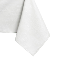 Asztalterítő Vesta fehér dombornyomott modern 155x220 AmeliaHome party kellék
