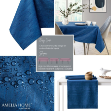 Asztalterítő Vesta indigókék dombornyomott modern 80x80 AmeliaHome lakástextília
