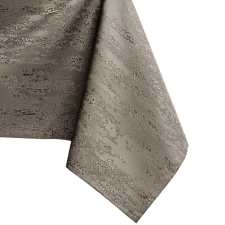  Asztalterítő Vesta kapucsínó dombornyomott modern 110x180 AmeliaHome lakástextília