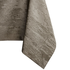  Asztalterítő Vesta kapucsínó dombornyomott modern 110x240 AmeliaHome lakástextília