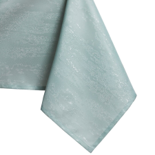  Asztalterítő Vesta mentazöld dombornyomott modern 150x300 AmeliaHome lakástextília