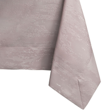Asztalterítő Vesta púderrózsaszín dombornyomott modern 140x260 AmeliaHome lakástextília