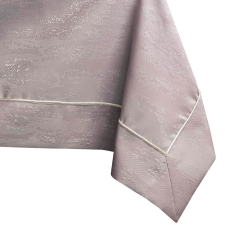 Asztalterítő Vesta púderrózsaszín dombornyomott modern 140x450 AmeliaHome lakástextília