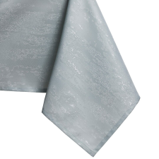 Asztalterítő Vesta szürke dombornyomott modern 155x450 owal AmeliaHome lakástextília