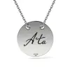 Atcom Jewelry ATCOM Ata Ezüst Medál Nyaklánc - 15 mm