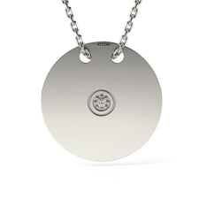 Atcom Jewelry ATCOM Sarkvidéki Kör Ezüst Medál Nyaklánc nyaklánc