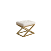  Atelier Del Sofa Altin Capraz puff, krémszínű