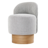 Atelier del Sofa Barren Puf Grey zsámoly, szürke