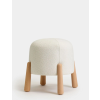  Atelier Del Sofa Fehér Floki Puff - Fehér