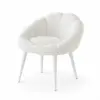 Atelier Del Sofa Papatya Füles fotel, fehér