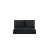 Atelier del Sofa Taida Black kinyitható kinyitható kanapé, fekete
