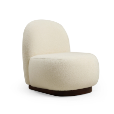 Atelier del Sofa Tina Bouclet White fotel, krém bútor