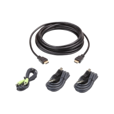 ATEN ATEN USB HDMI Secure KVM Cable Kit 3m Black kábel és adapter