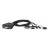 ATEN CS22D 2-Port USB DVI Cable KVM Switch with Remote Port Selector (CS22D)