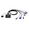 ATEN CS22U KVM Switch/kábel USB 2PC