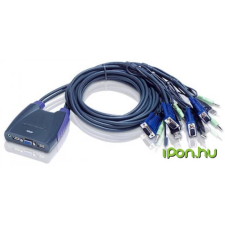 ATEN CS64US 4 port KVM switch hub és switch