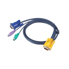 ATEN KVM Console kábel PS/2 3m (2L-5203P) kábel és adapter
