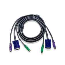 ATEN KVM Console kábel PS/2 5m /2L-1005P/C/ kábel és adapter