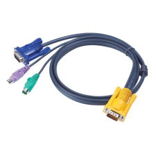 ATEN KVM Kábel PS/2 VGA 3.0m kábel és adapter