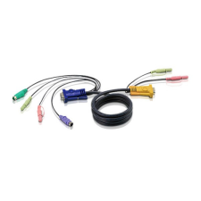 ATEN KVM Kábel PS/2 VGA 3.0m kábel és adapter