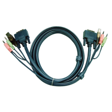 ATEN KVM Kábel USB DVI 5m 2L-7D05U kábel és adapter