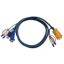 ATEN KVM Kábel USB VGA 1.8m kábel és adapter