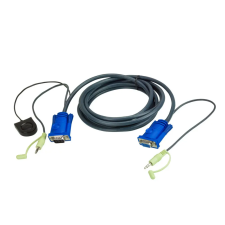  ATEN Port Switching VGA Cable 3m kábel és adapter