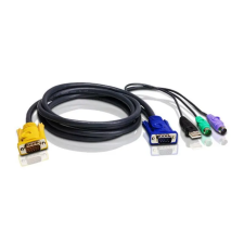 ATEN PS/2-USB KVM Cable 3m kábel és adapter