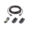 ATEN usb hdmi secure kvm cable kit 3m black 2l-7d03uhx4