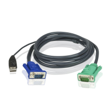 ATEN USB KVM Cable with 3 in 1 SPHD 5m Black kábel és adapter