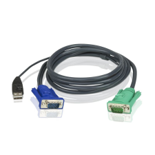 ATEN USB KVM Cable with 3 in 1 SPHD and Audio 5m Black kábel és adapter