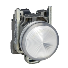  ATEX D LED jelzőlámpa, fém, fehér, 24VAC/DC XB4BVB1EX Schneider villanyszerelés