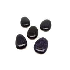  Átfúrt Goldstone kék csepp medál medál