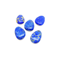 Átfúrt Lapis lazuli csepp medál medál