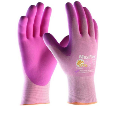 ATG Kesztyű ATG (34-814) (Bliszteres) Maxiflex Active tenyérmártott nitril pink 07