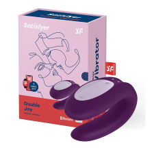 atisfyer Satisfyer Double Joy párvibrátor (lila) vibrátorok