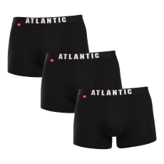 Atlantic 3PACK Férfi boxeralsó Atlantic fekete (3MH-011black) M