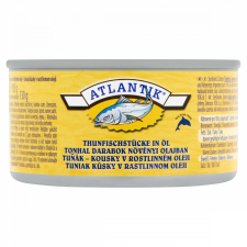 Atlantik tonhal darabok növényi olajban 185 g konzerv