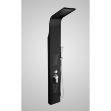 Atlantis Bologna BLACK zuhanypanel, rozsdamentes acél ZPB-81 csaptelep