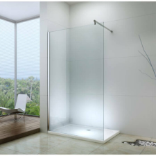 Atlantis Walk-in zuhanyfal 140 nano nélkül, 200cm, 8mm WIF-1401 kád, zuhanykabin