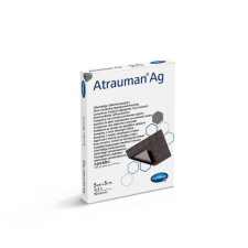  Atrauman® Ag ezüsttartalmú sebfedő (5x5 cm; 10 db) gyógyászati segédeszköz