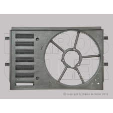  Audi A1 (8X) 2010.01.01-2014.12.01 Hűtőventilátor keret (klímás) (1DN0) autóalkatrész