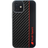 Audi Carbon Fiber Stripe iPhone 11 6.1" Fekete Keménytok (AUS-TPUPCIP11-R8/D1-BK)