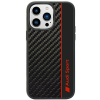 Audi Carbon Fiber Stripe iPhone 14 Pro 6.1" fekete keménytok AUS-TPUPCIP14P-R8/D1-BK